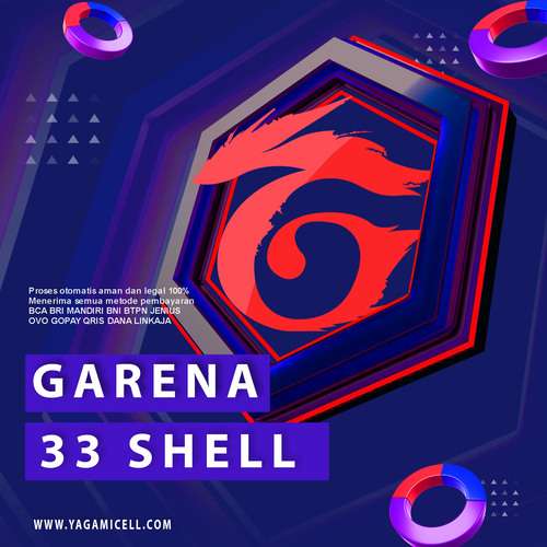 Voucher Game Garena (Voucher) - Garena 33 Shell